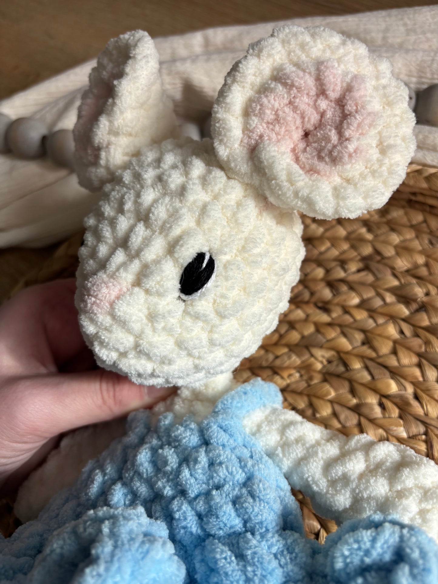 Small Mouse in Dress Snuggler