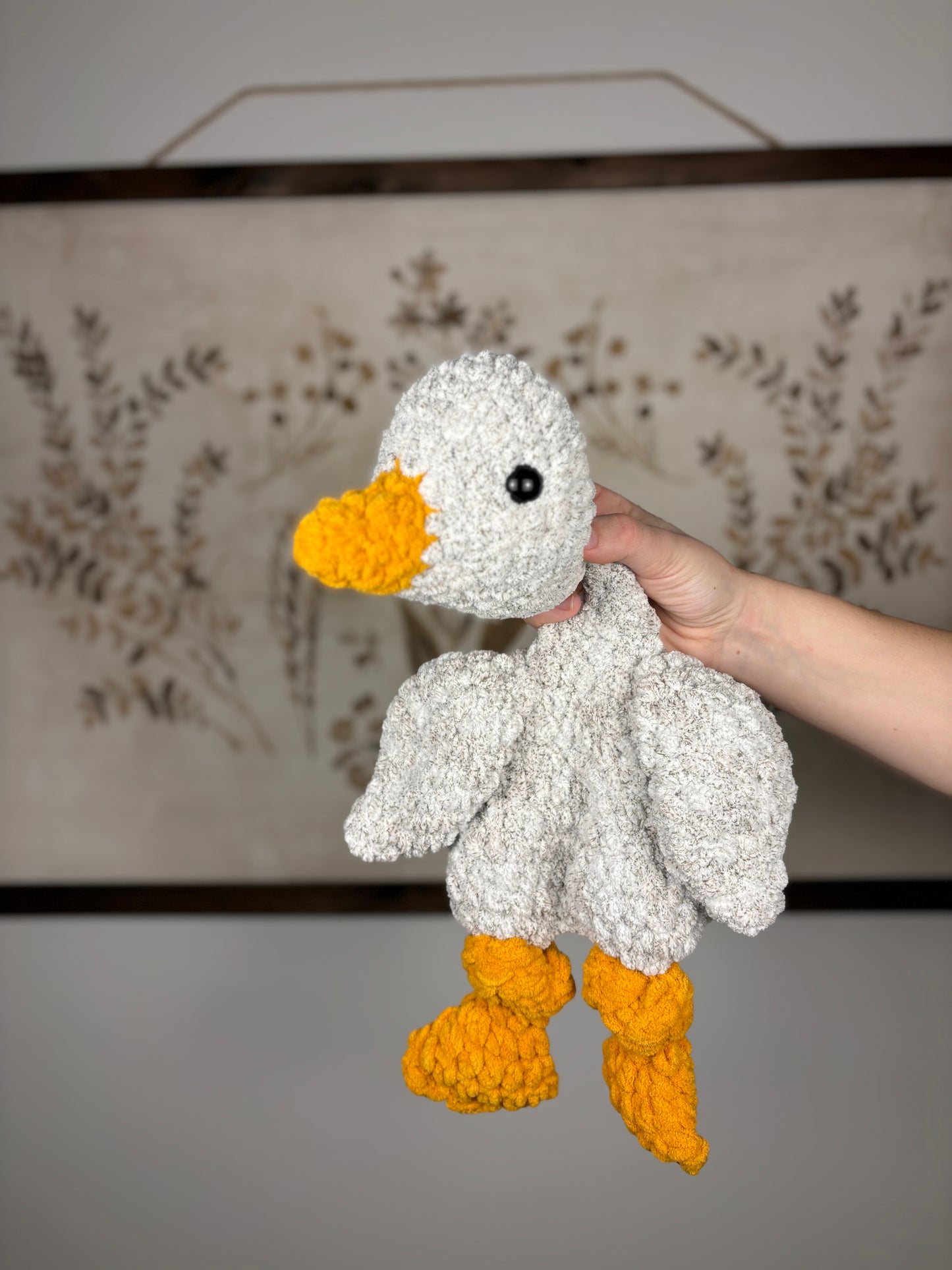 Large Gray Goose Snuggler