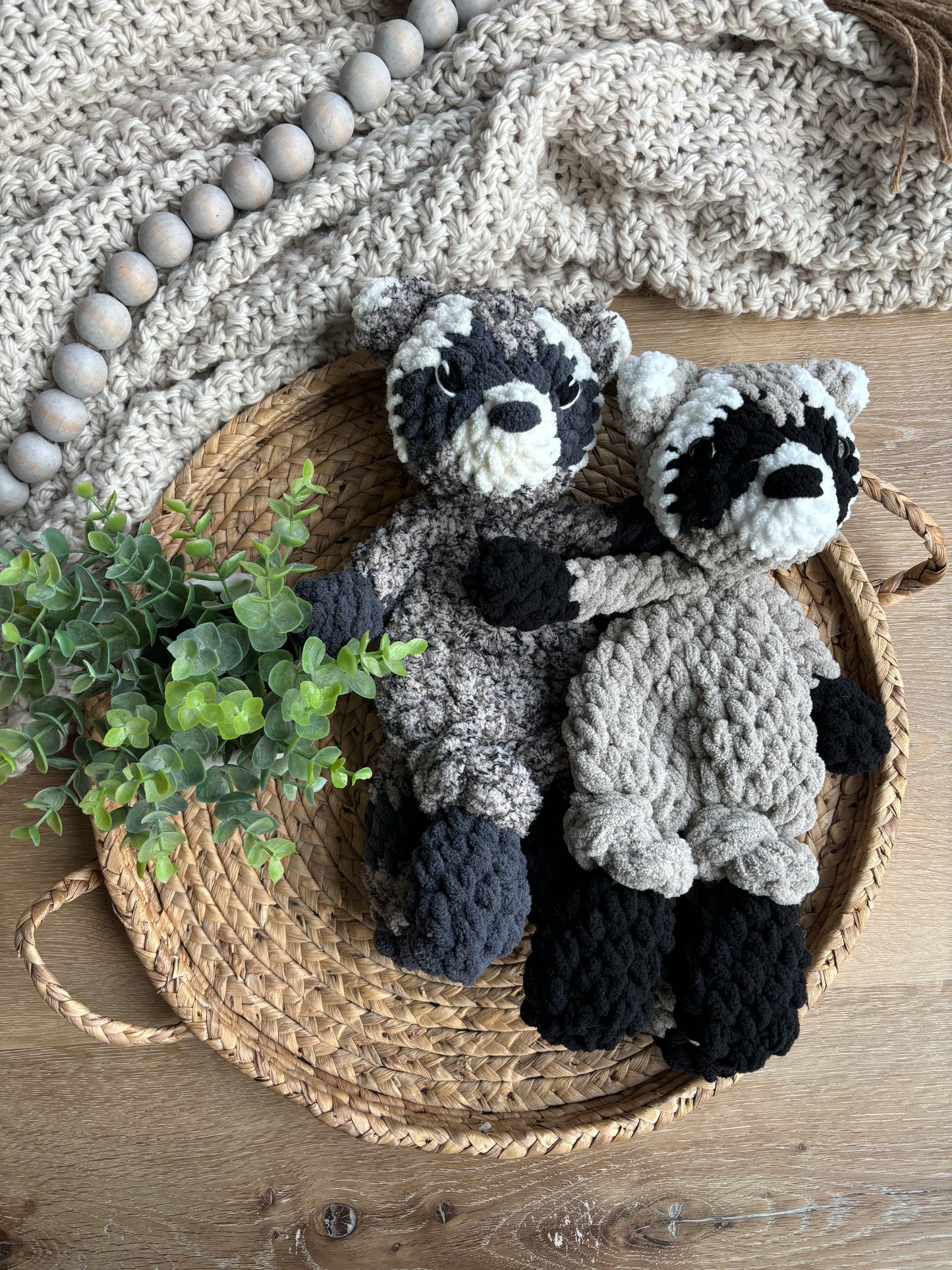 Small Raccoon Snuggler