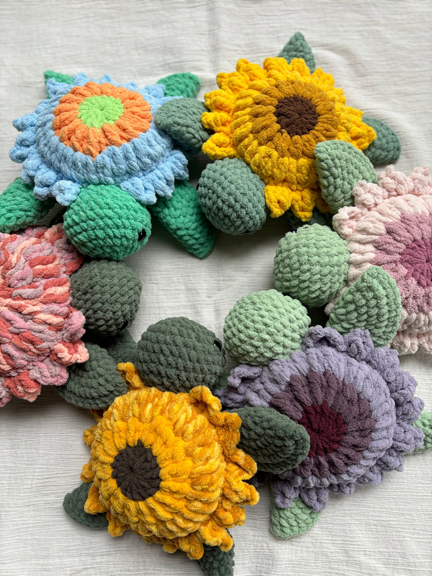 Tilly the Sunflower Turtle Pattern