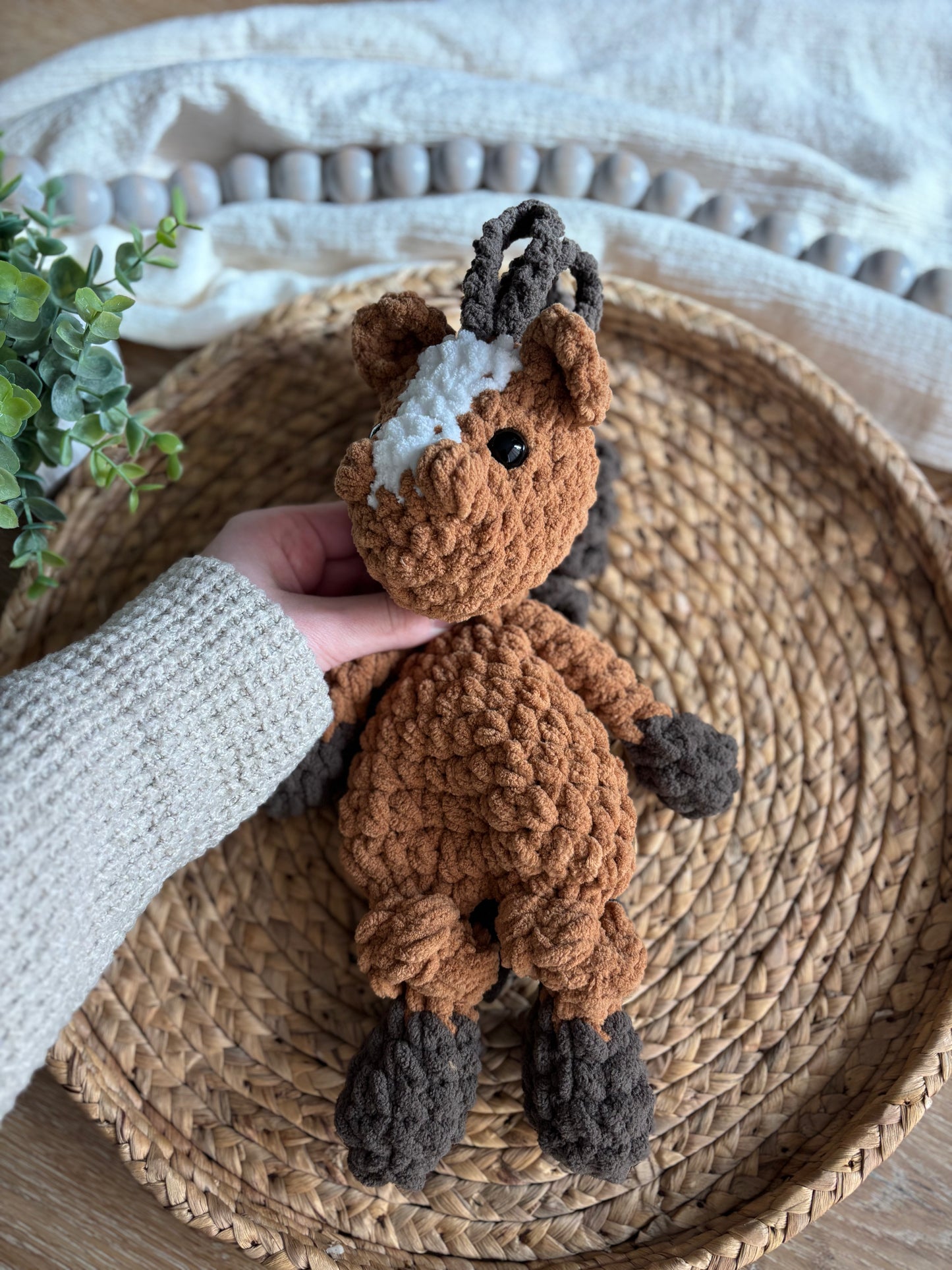 Crochet Horse Snuggler